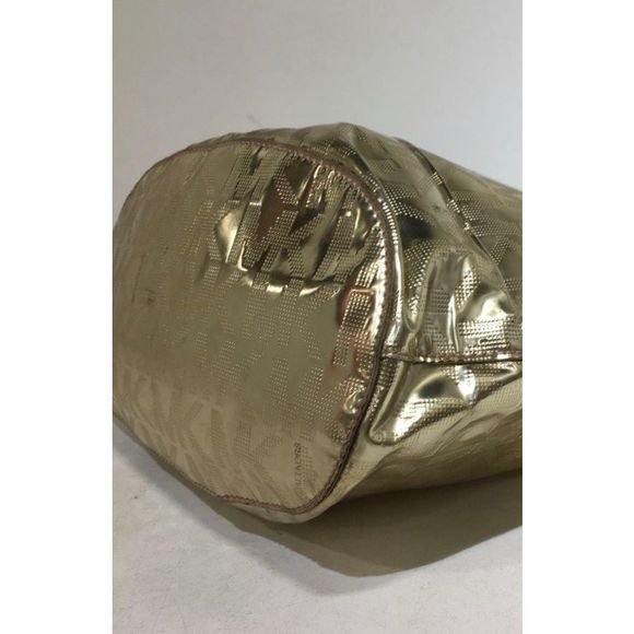 Michael Kors Gold Jet Set East West Tote - Picture 5 of 9